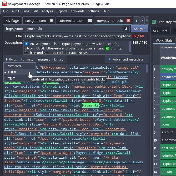 Multi-View Page Analysis